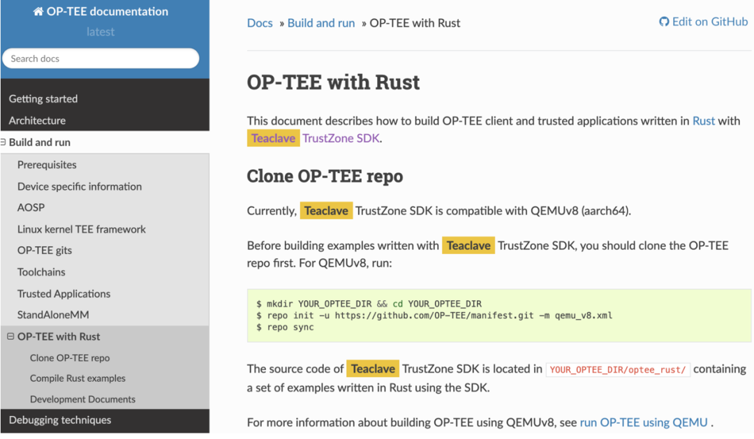 Rust sdk что это