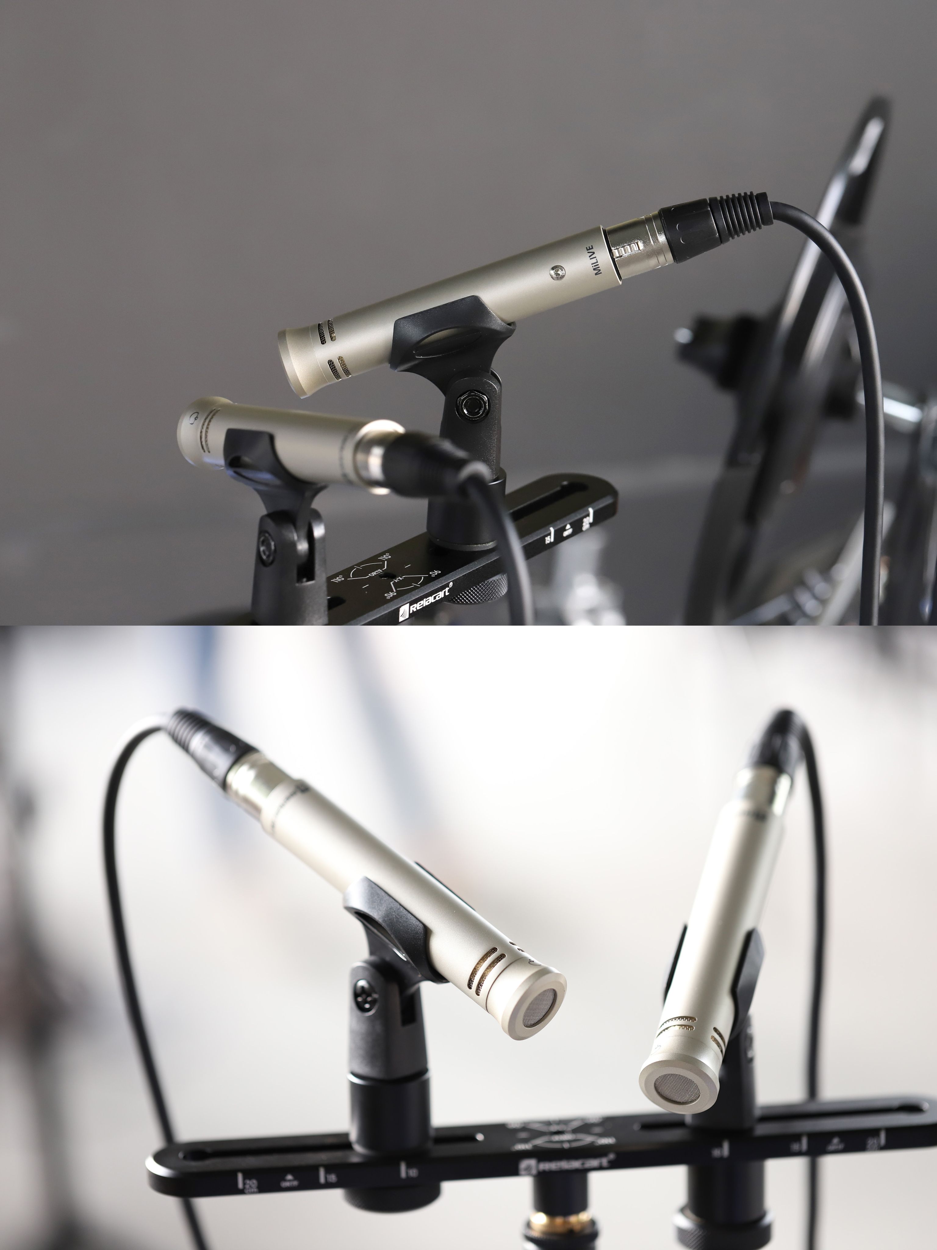 relacart力卡高性能乐器话筒小振膜麦克风立体声套装大合唱