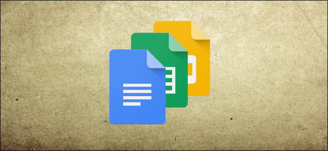 Google Docs, Sheets, and Slides logos