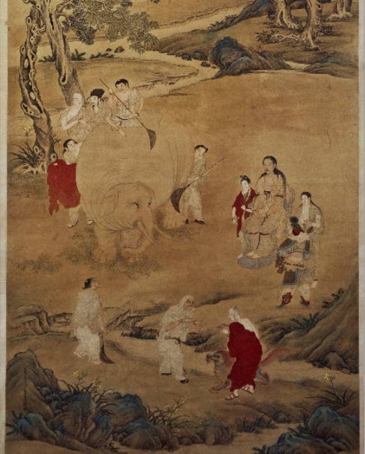 中国古代诗画中的代步工具之香象 <wbr> <wbr>香象渡河，截断众流