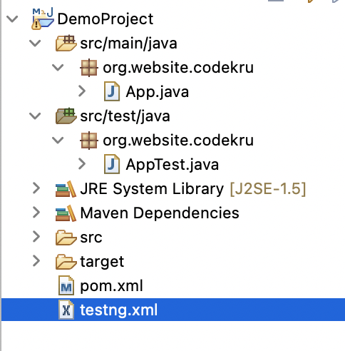 Updated project structure