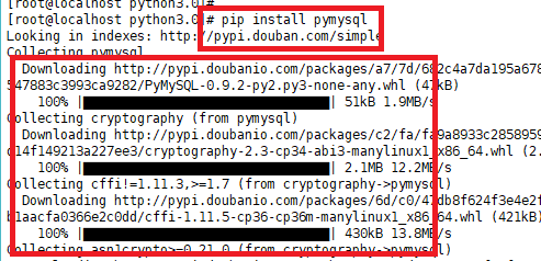 如何安装pymysql