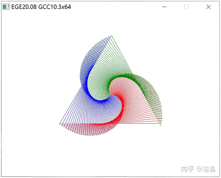 3 绘制彩色螺旋线