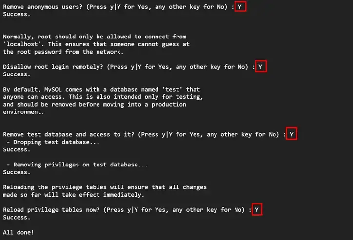 Remove-Anonymous-Users-Test-Database-MySQL-Hardening-RHEL9