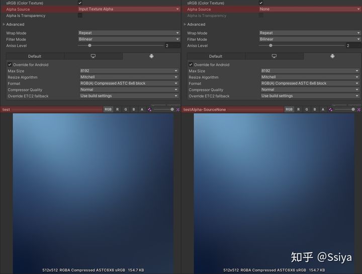 ASTC纹理压缩格式详解