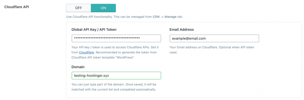 在适用于 WordPress 的 LSCache 上设置 Cloudflare。