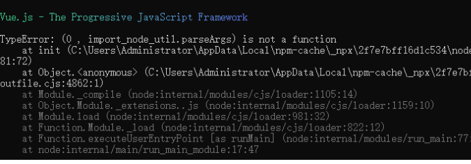 解决：Vue.js - The Progressive JavaScript Framework TypeError: (0 , import