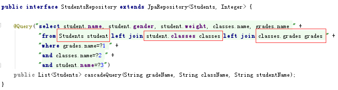 spring-data-JPA使用JpaRepository注解自定义SQL查询数据库多表查询