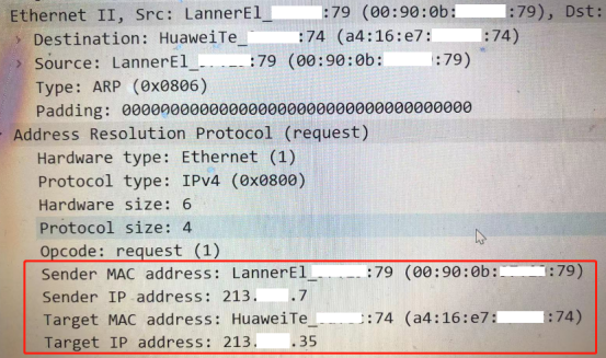 ARP攻击分析案例