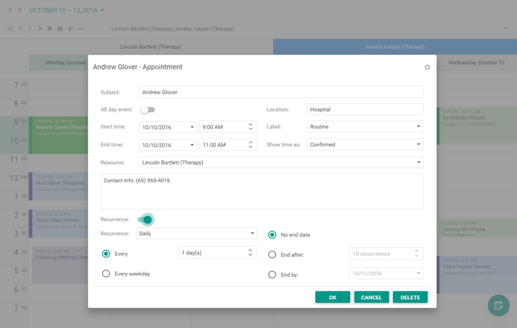 DevExpress ASP.NET Scheduler产品图集