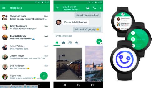 改号软件 android,谷歌聊天工具Hangouts升级：整合安卓手表
