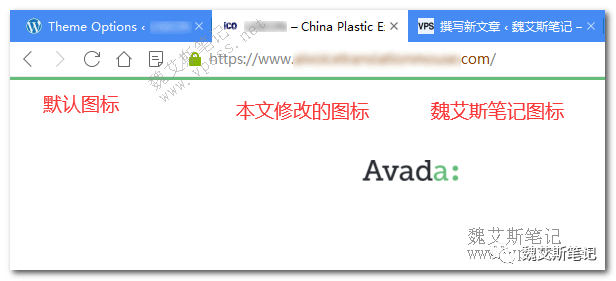 主题图标_Avada主题网站favicon图标设置详细图文教程