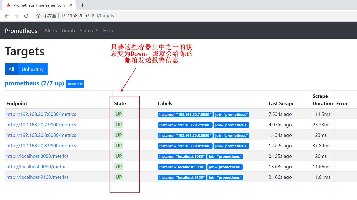 基于docker容器部署Prometheus服务——云平台监控利器