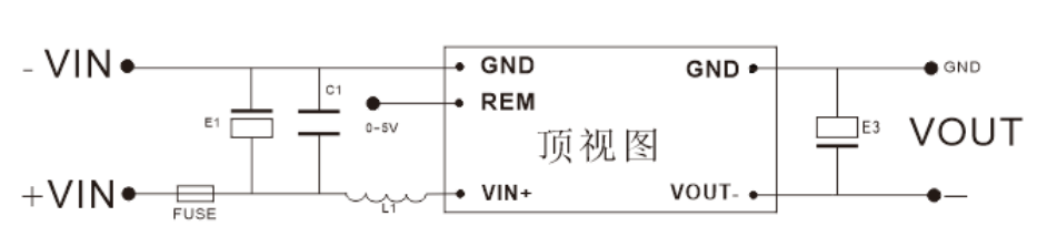 GRB非隔离系列宽电压输入负高电压输出 电压控制型