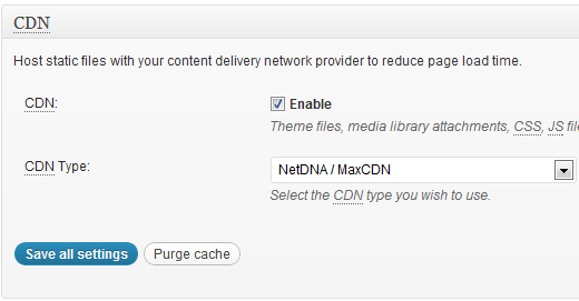 W3 Total Cache CDN