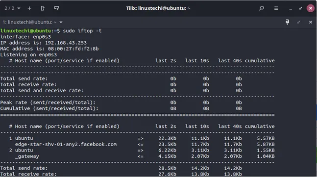 Display-intuitive-output-iftop-command