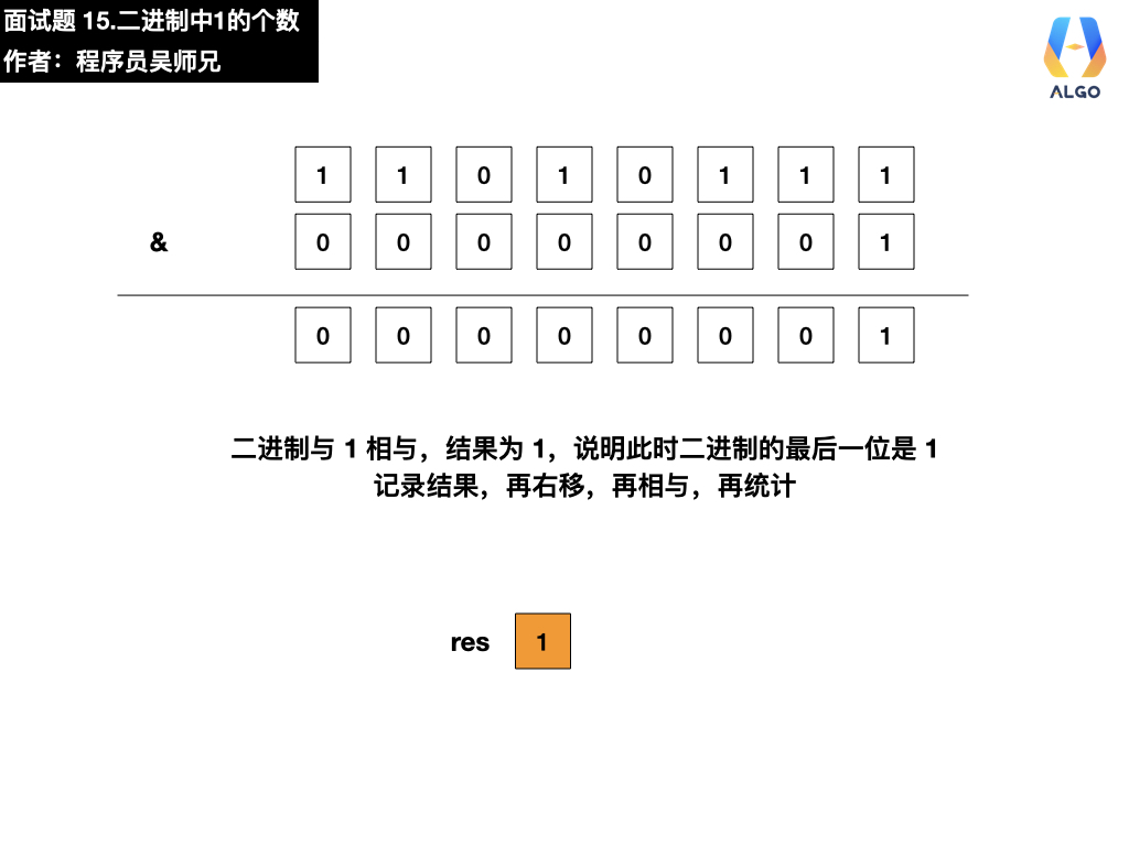 二进制中1的个数.010
