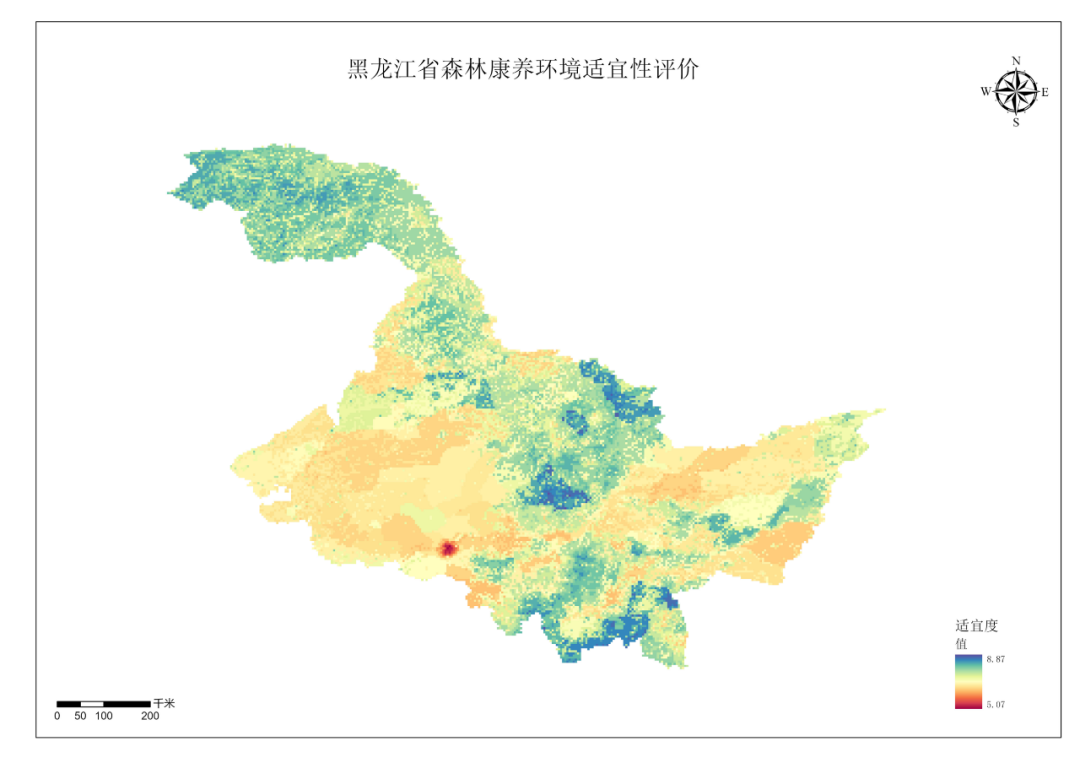 2021地理设计组二等奖：基于多源数据的黑龙江省森林康养适宜性评价及康养产品设计