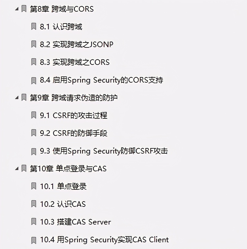 Everything!  Finally someone sorted out the Spring Security configuration + security protection + OAuth2 source code PDF