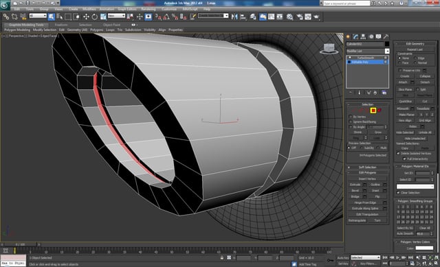 3D Studio Max モデリング チュートリアル未来的なボルトガン