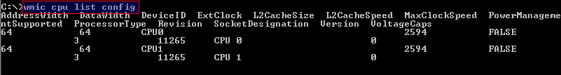 wmic cpu_如何在Windows中使用Wmic命令获取CPU信息？-CSDN博客