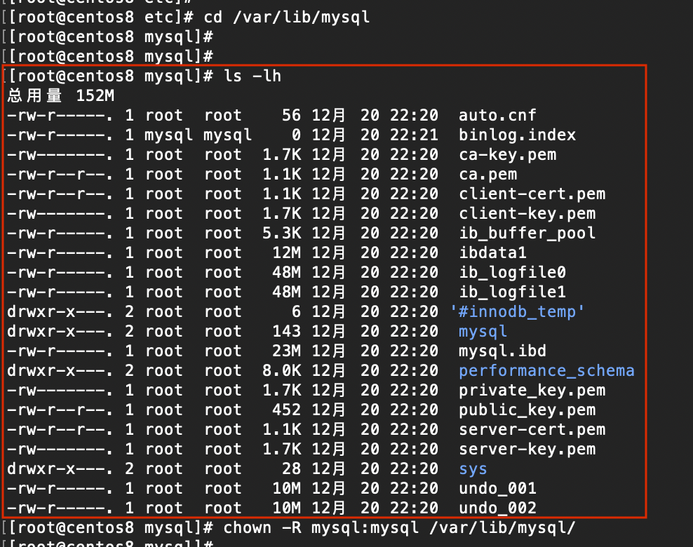 Centos8安装Mysql8.0（RPM）