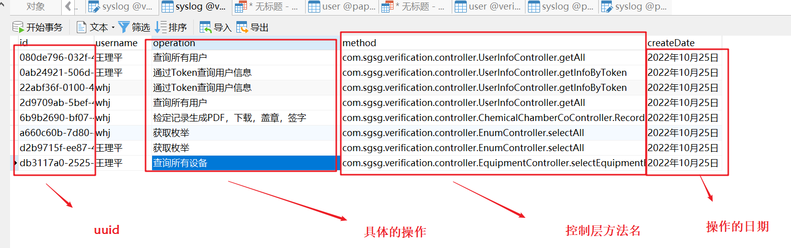 SpringBoot使用在控制层切面注解配置的方式将日志存储在mysql