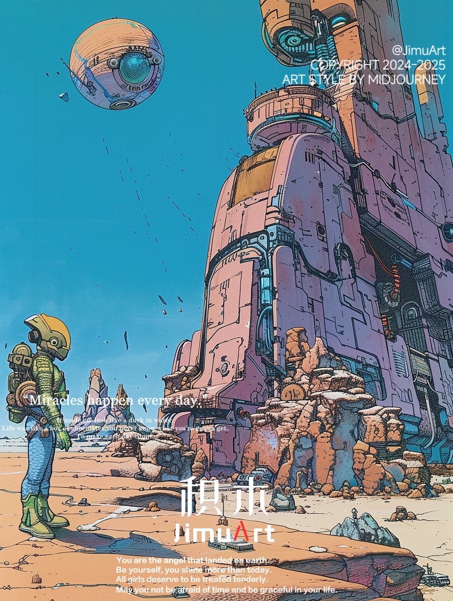 Midjourney每日艺术家分享｜By Moebius