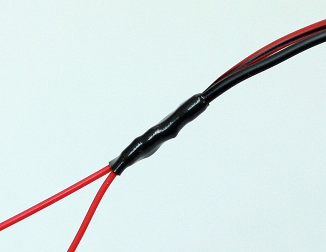 Heat Shrink Tubing To Heater Block Lead Connection