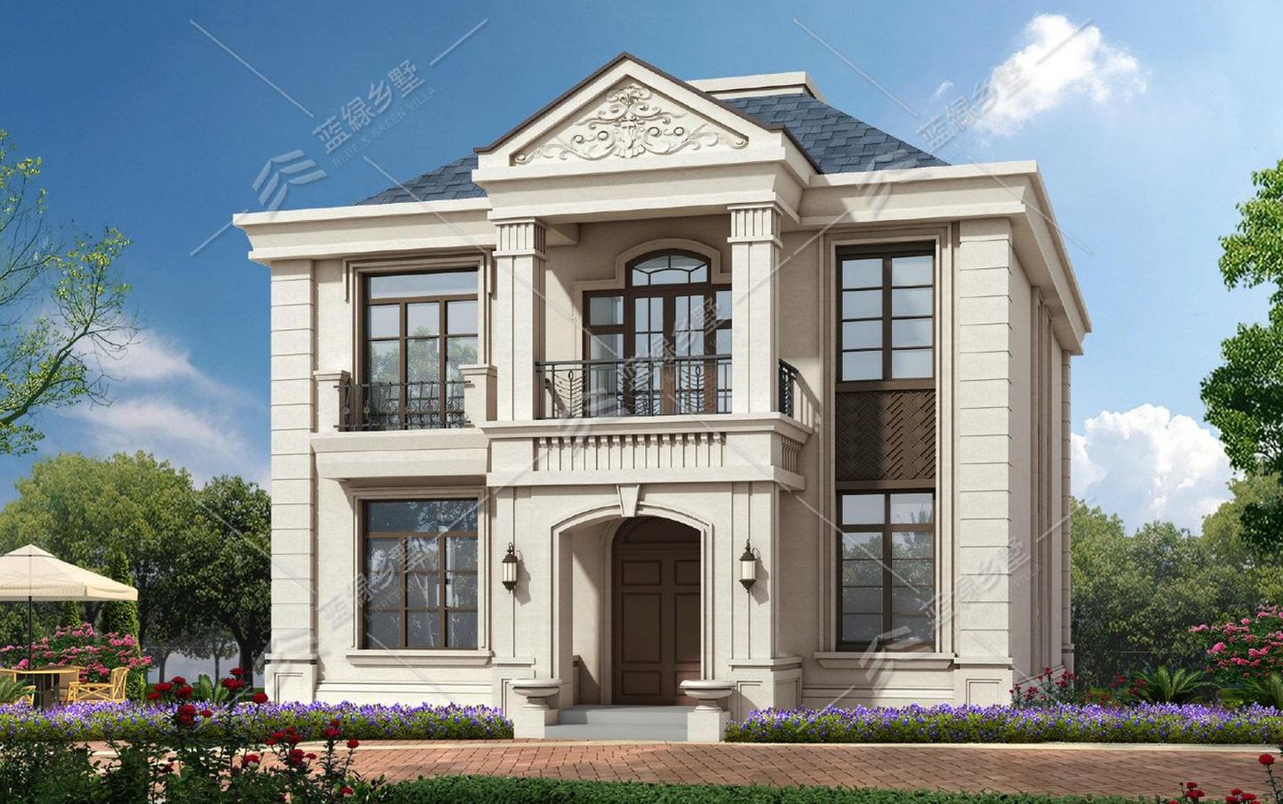 小别墅样式两层小别墅简单实用给你一个家该有的样子