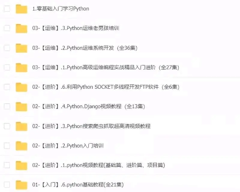 华为大佬整理的Python400集视频，建议收藏