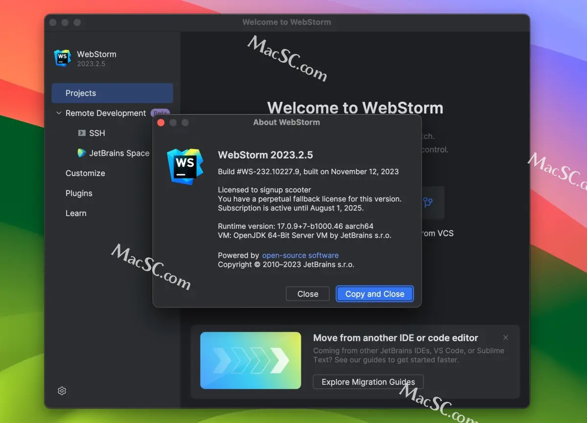 探索WebStorm 2023 Mac/win：最强大的JavaScript开发工具
