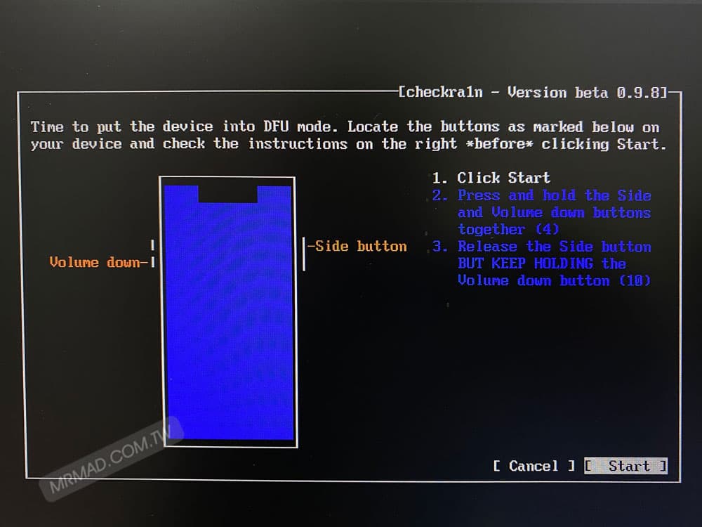 bootra1n教学：Windows用户用随身碟Linux跑checkra1n越狱方法