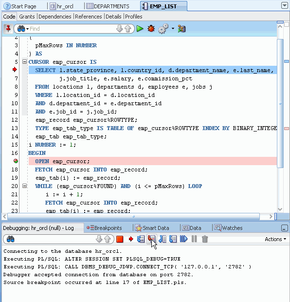 使用 Oracle SQL Developer 开发和调试 PL/SQL - 岭南春 - 博客园