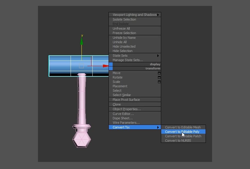 Convert Object to Editable Poly