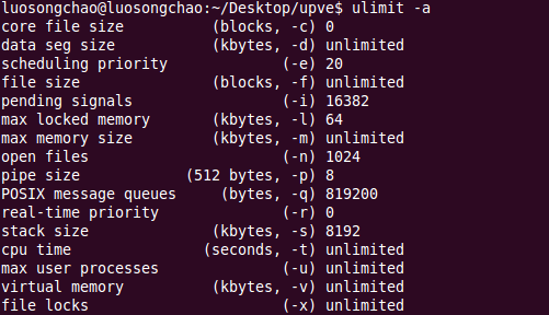 ulimit