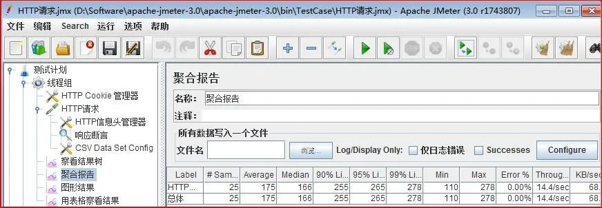 Jmeter 对http接口压测