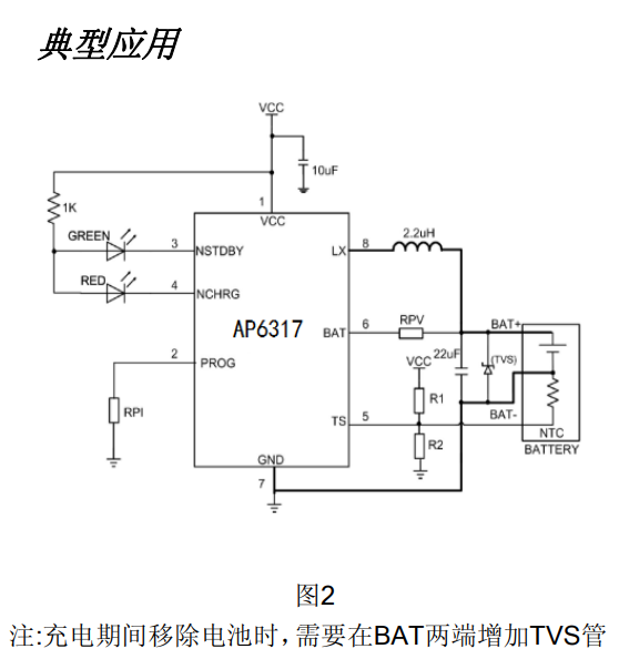 AP6317 同步3A锂电充电IC 带散热 便携式设备 充电器