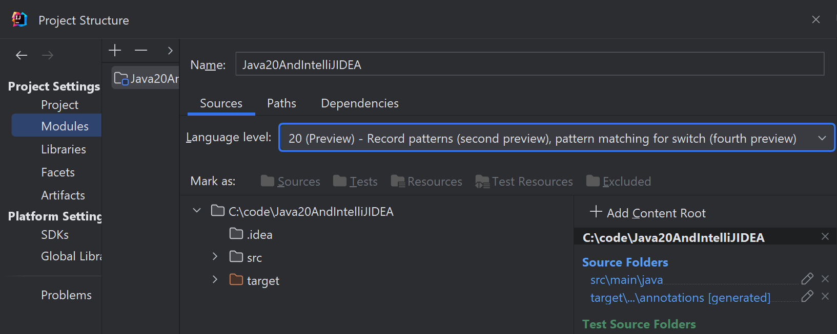 Java 20和IntelliJ IDEA，一起让开发变得更轻松！