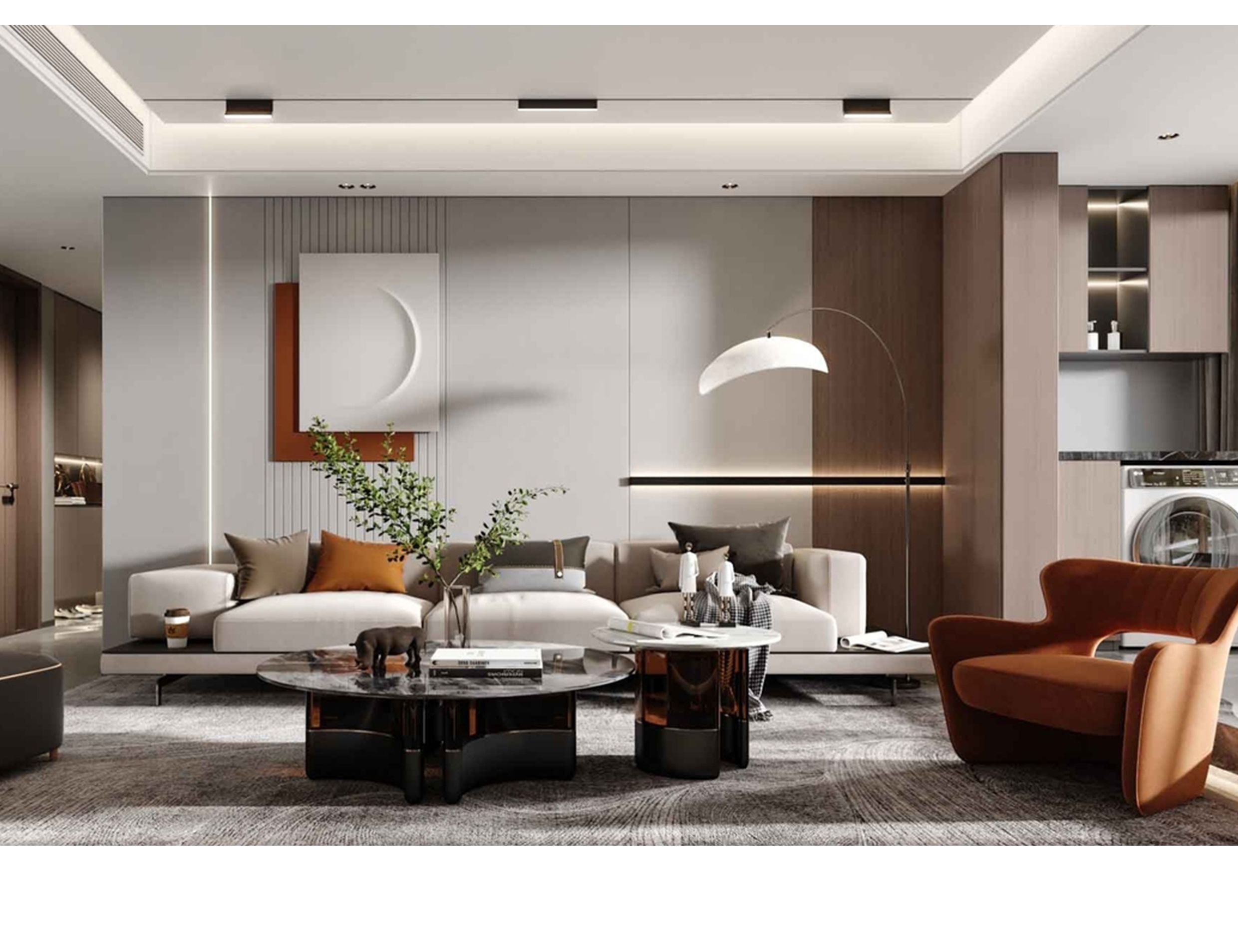 轻奢实木格栅电视背景墙一,产品特点随着人们对家居装修的越来越高