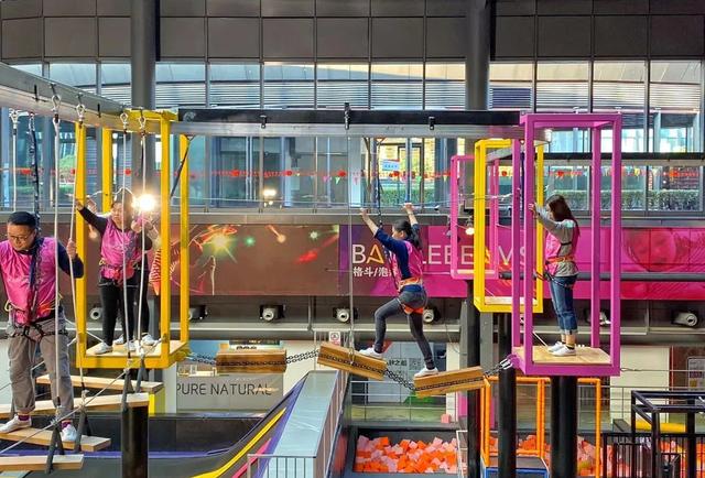 升级 项目跑不起来_大家一起蹦起来~南京袋鼠部落蹦床公园,项目多到玩