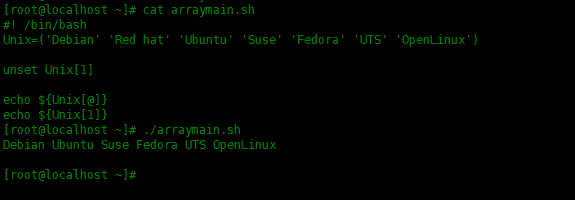Bash Shell脚本中的数组使用实例Bash Shell脚本中的数组使用实例