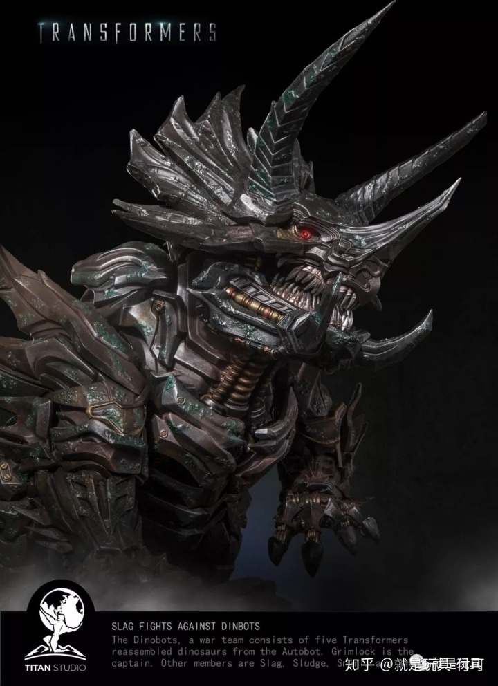 恐龙机器人钢索恐龙形态机器恐龙铁渣20p1s的钢索终于有伴了