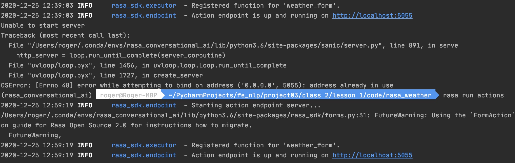 Python中虚拟机器人 Csdn