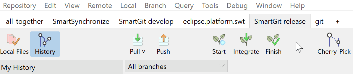 通过拖放操作重新排序标签。