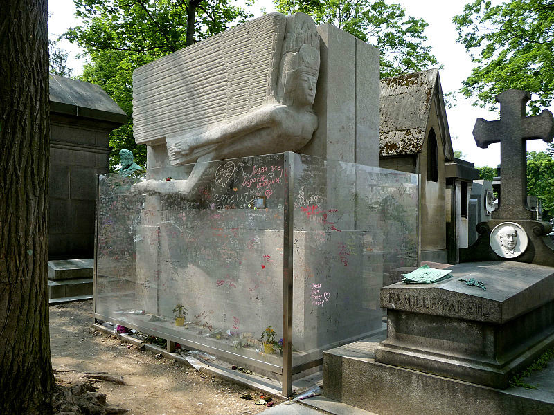 Oscar Wilde's Tomb.