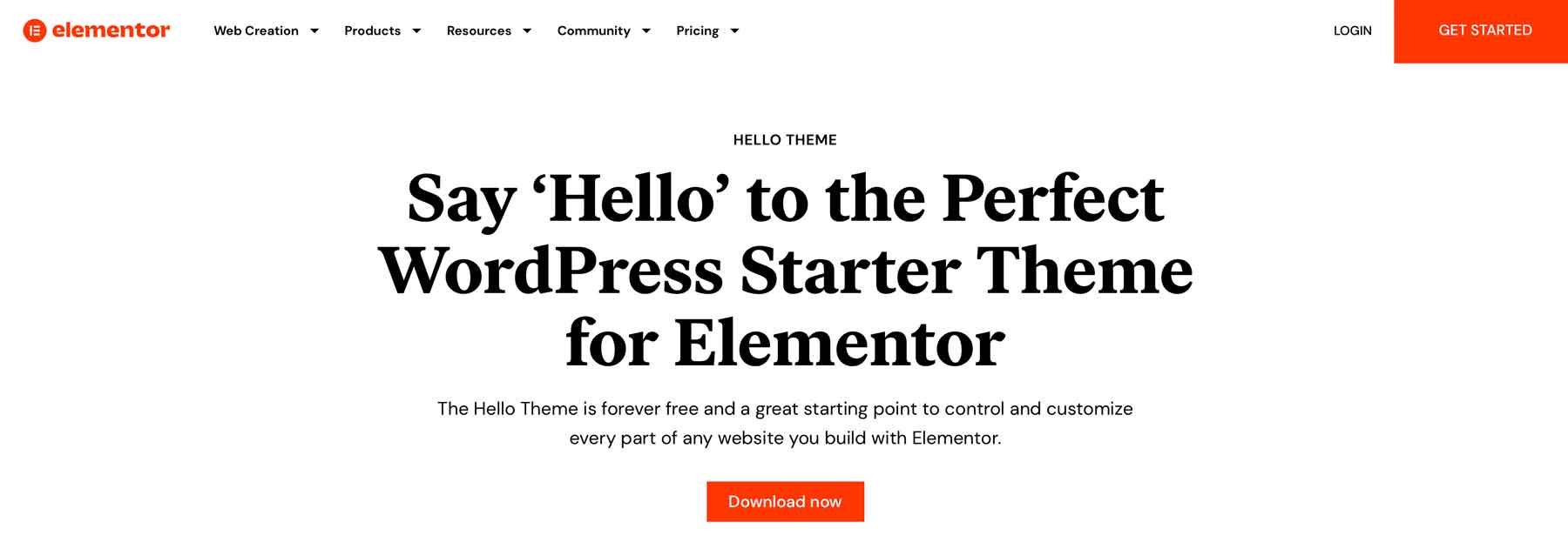 你好 Elementor 响应 WordPress 主题