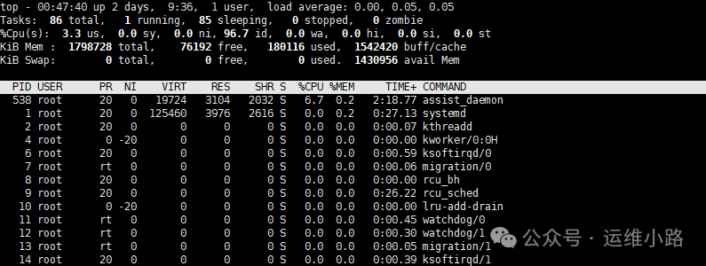 Linux进阶命令-top