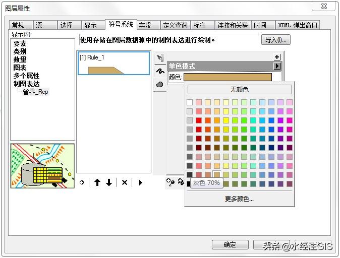 如何使用ArcGIS为面要素制作阴影效果