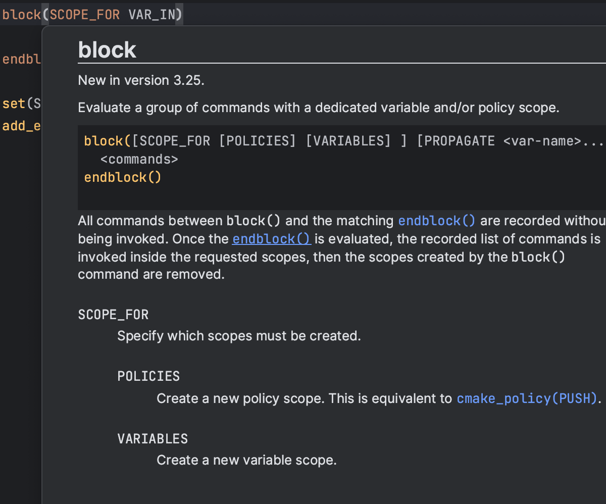 CMake 3.25 和 3.26 支持